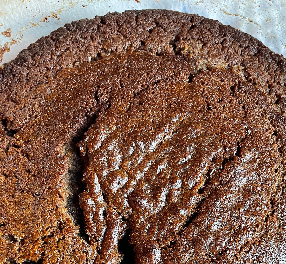 Sourdough Ginger Molasses Cake