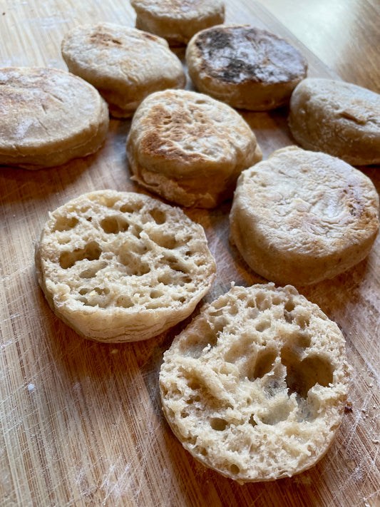 Sourdough English Muffins