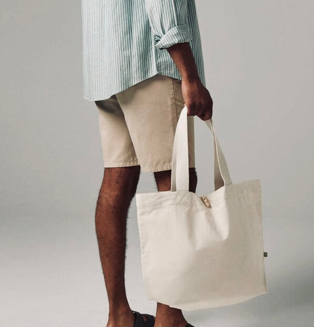 GOAT TOAT™️ - organic cotton tote bag with toggle