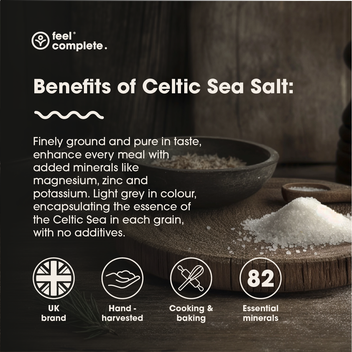 Premium Celtic Sea Salt (Fine & Dry) from France