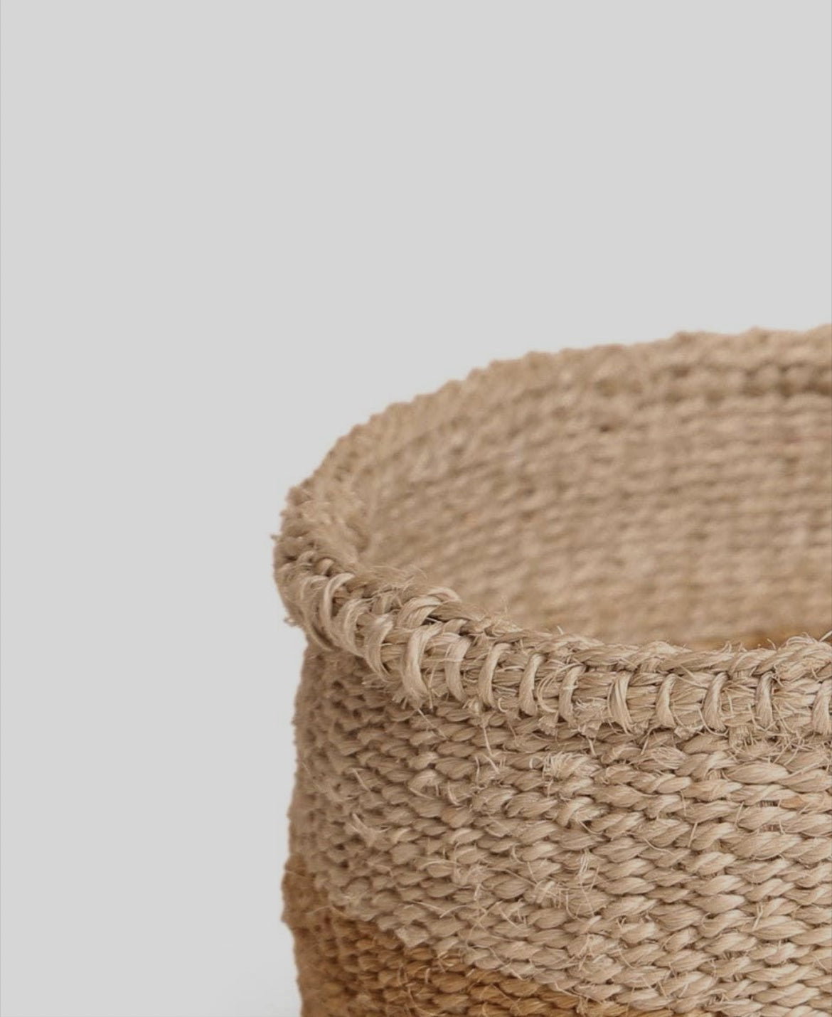 Handwoven & Naturally-Dyed Bread Basket