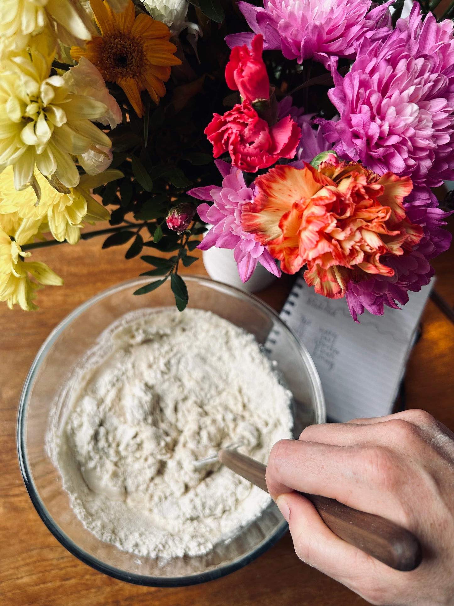 Handmade Danish Dough Whisk / Hook - Sourdough Bread Mixer - Sustainably Crafted & Made in Yorkshire, UK