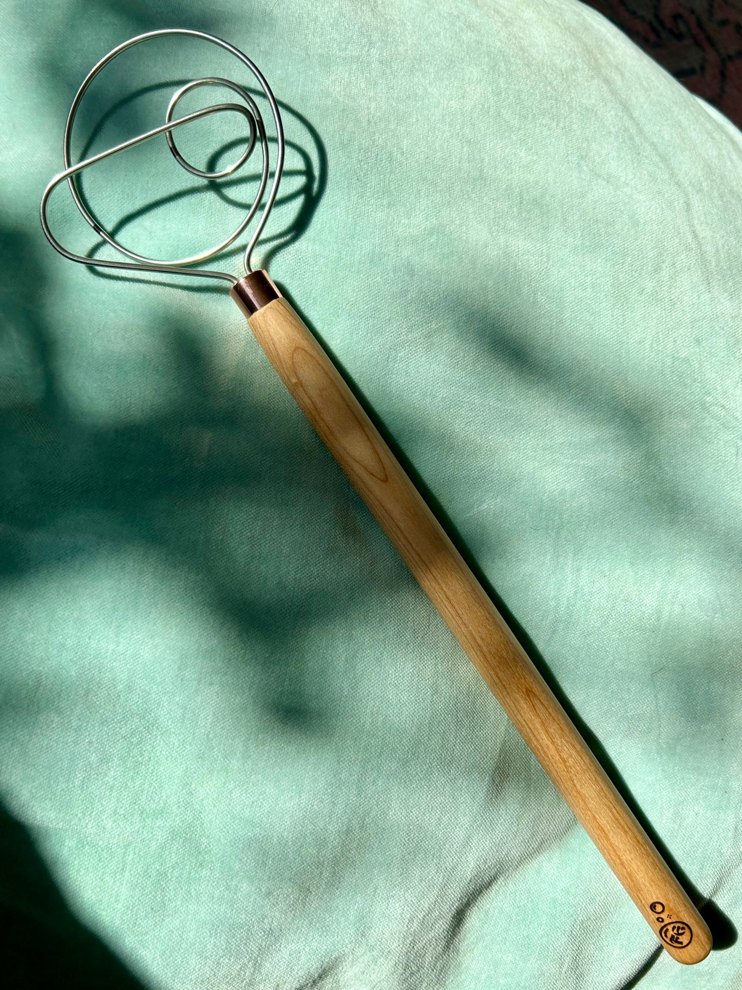 Handmade Danish Dough Whisk / Hook - Sourdough Bread Mixer - Sustainably Crafted & Made in Yorkshire, UK