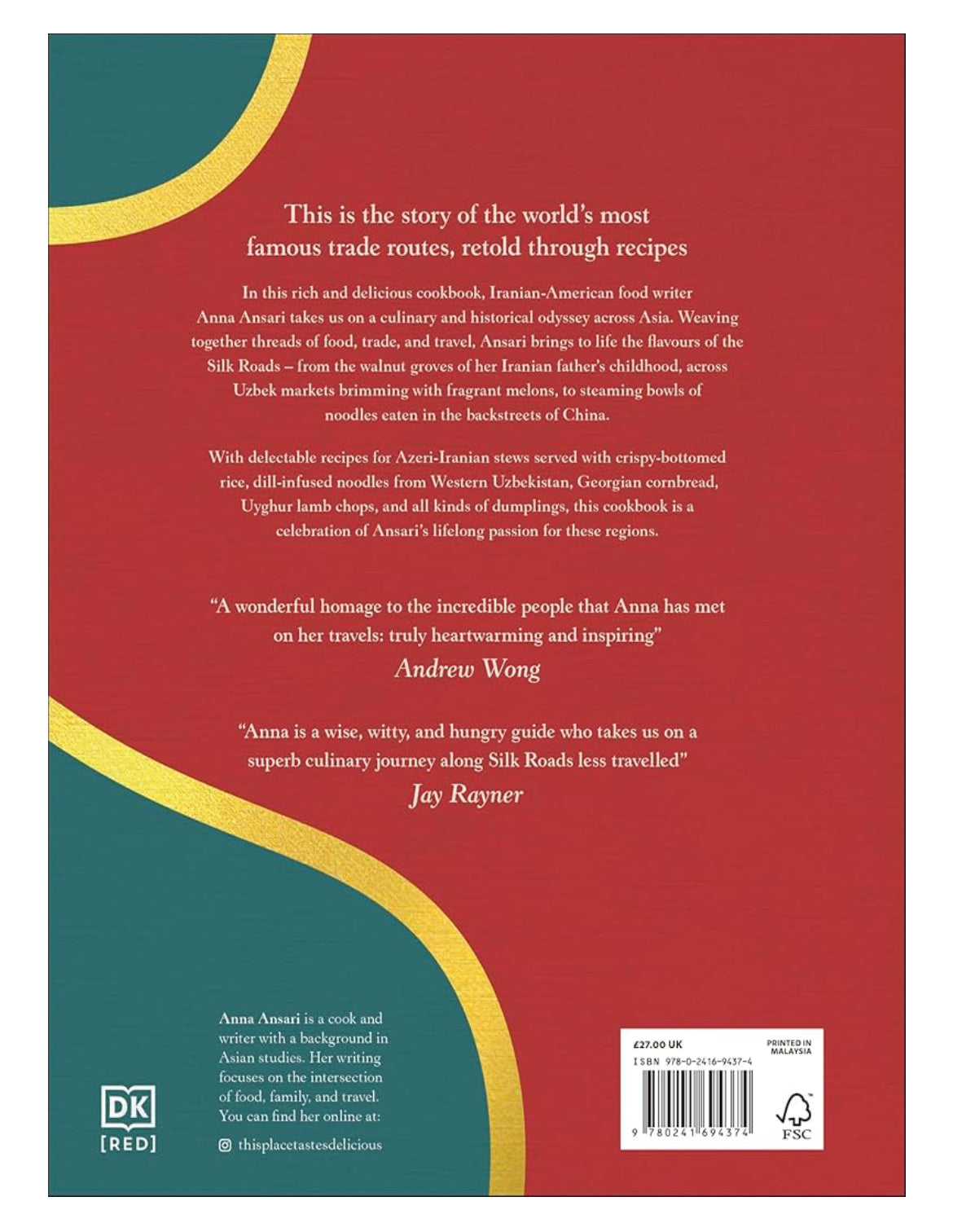 Silk Roads - Cookbook by Anna Ansari