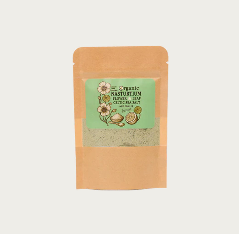 Homegrown Nasturtium Salt with a hint of 🍋