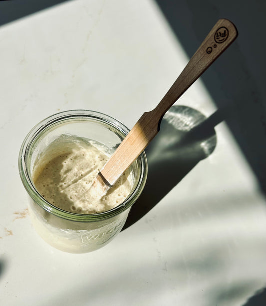 WECK + FGK Spurtle DUO ~ for sourdough starters