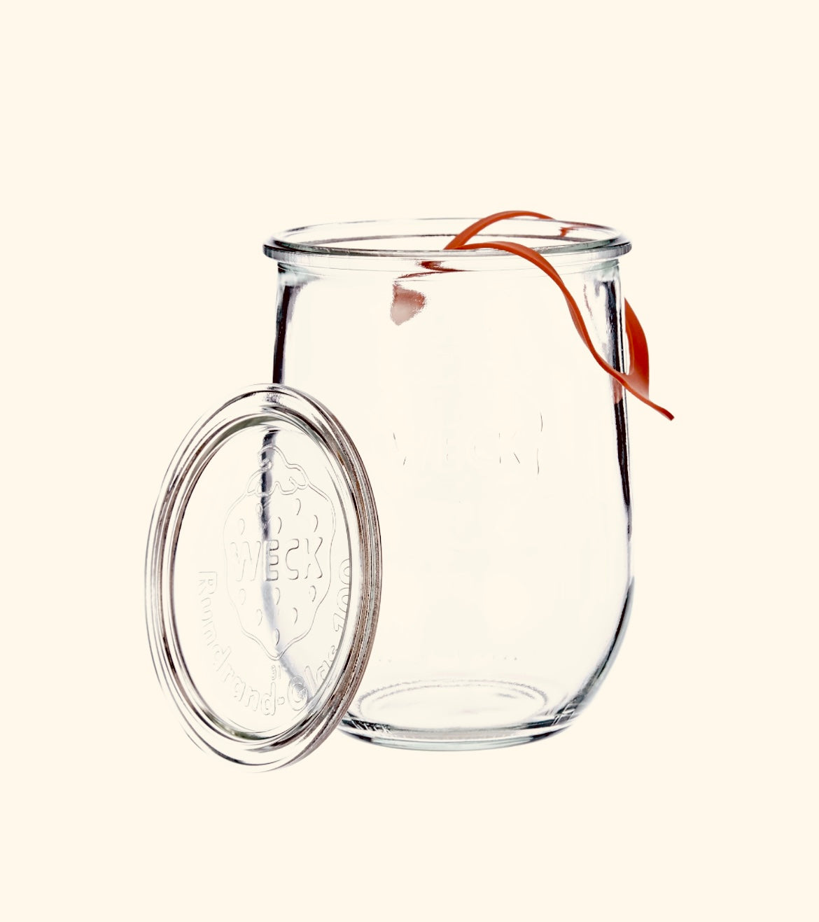WECK Tulip Jar - Starter & Food Storage Mold Jar with Glass Lid ~ 1050 ml / 35.5 oz