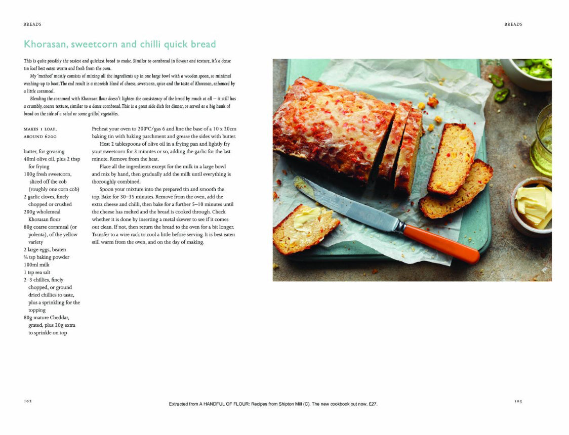 A Handful of Flour: Recipe from Shipton Mill - cookbook by Tess Lister