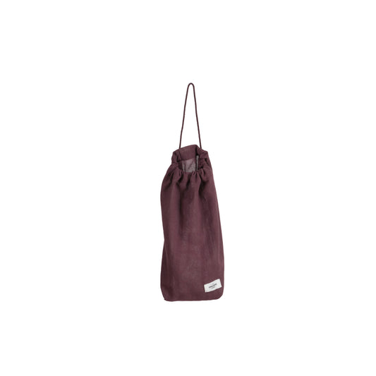 Organic cotton bread bag - Eggplant