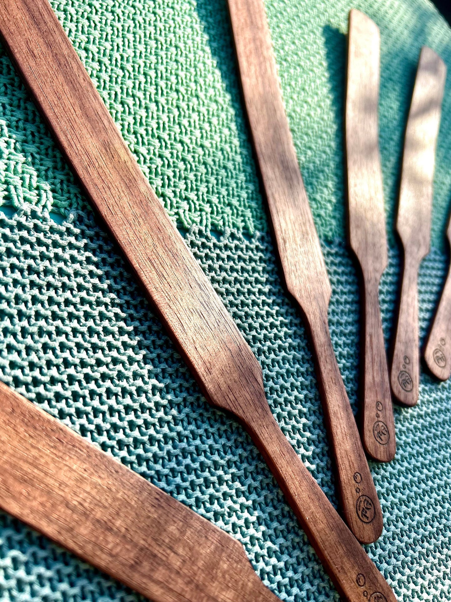 Handmade Sourdough Spurtle Spatula - handcrafted wooden mixer & scraper - made in Yorkshire!