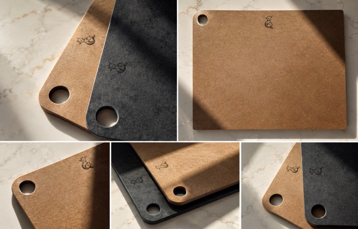 Floaty Goat wood fibre chopping & serving boards ♻️
