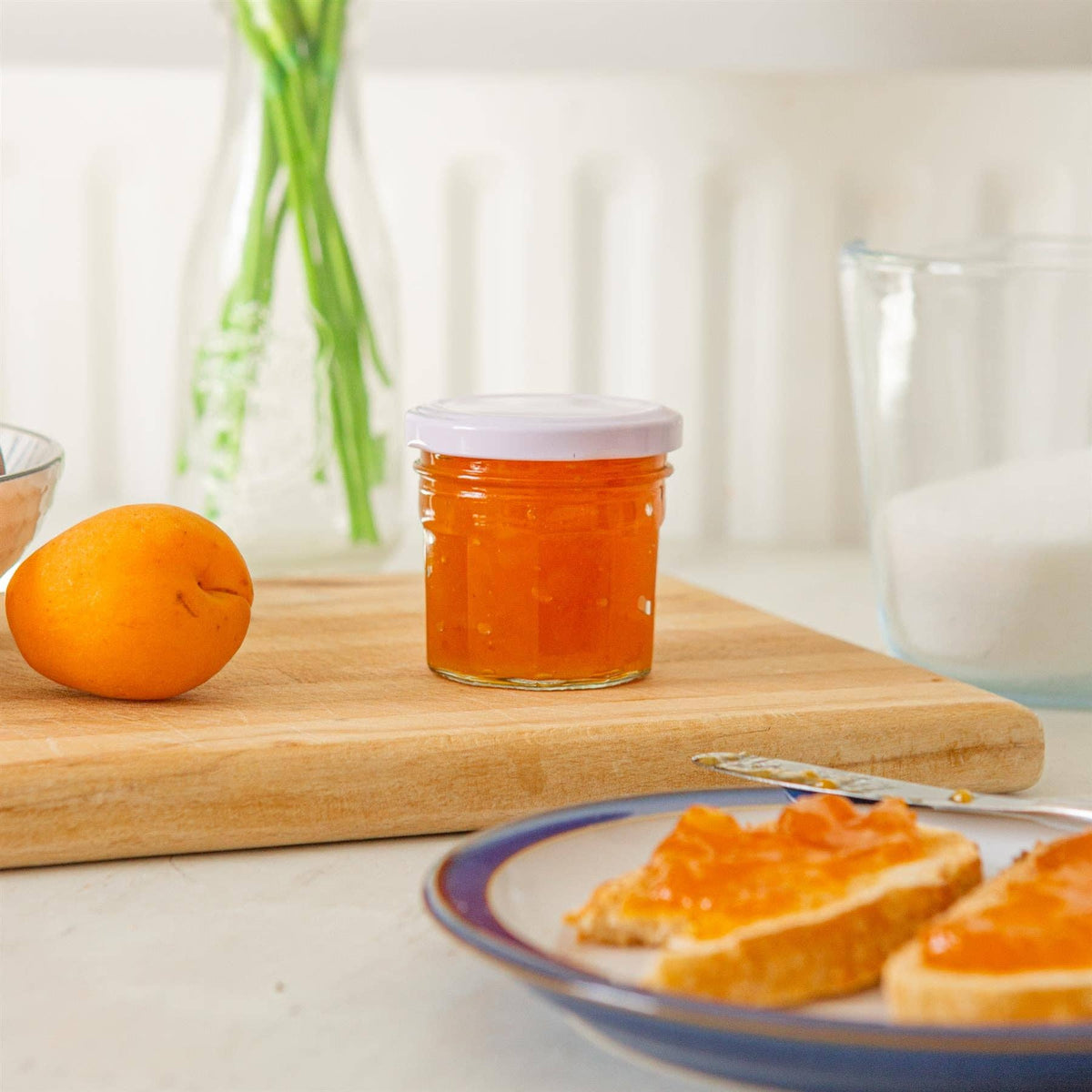 110ml Glass Jam Jar with Lid - By Argon Tableware