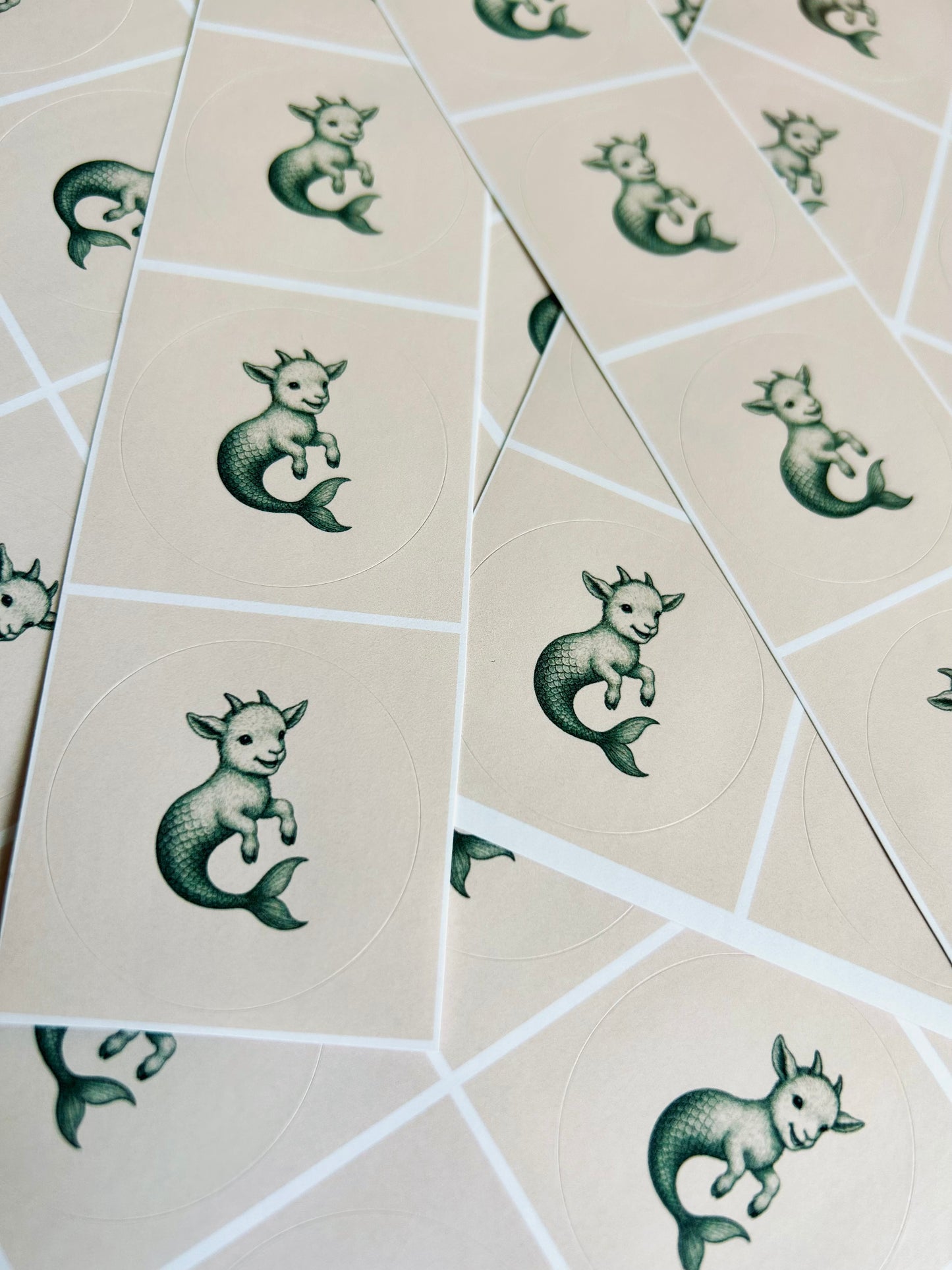 Floaty Sea Goat Stickers 🐐🧜‍♀️
