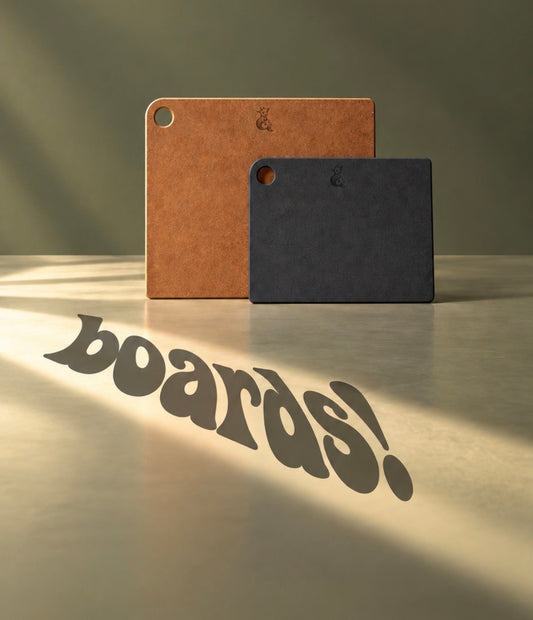 Floaty Goat wood fibre chopping & serving boards ♻️