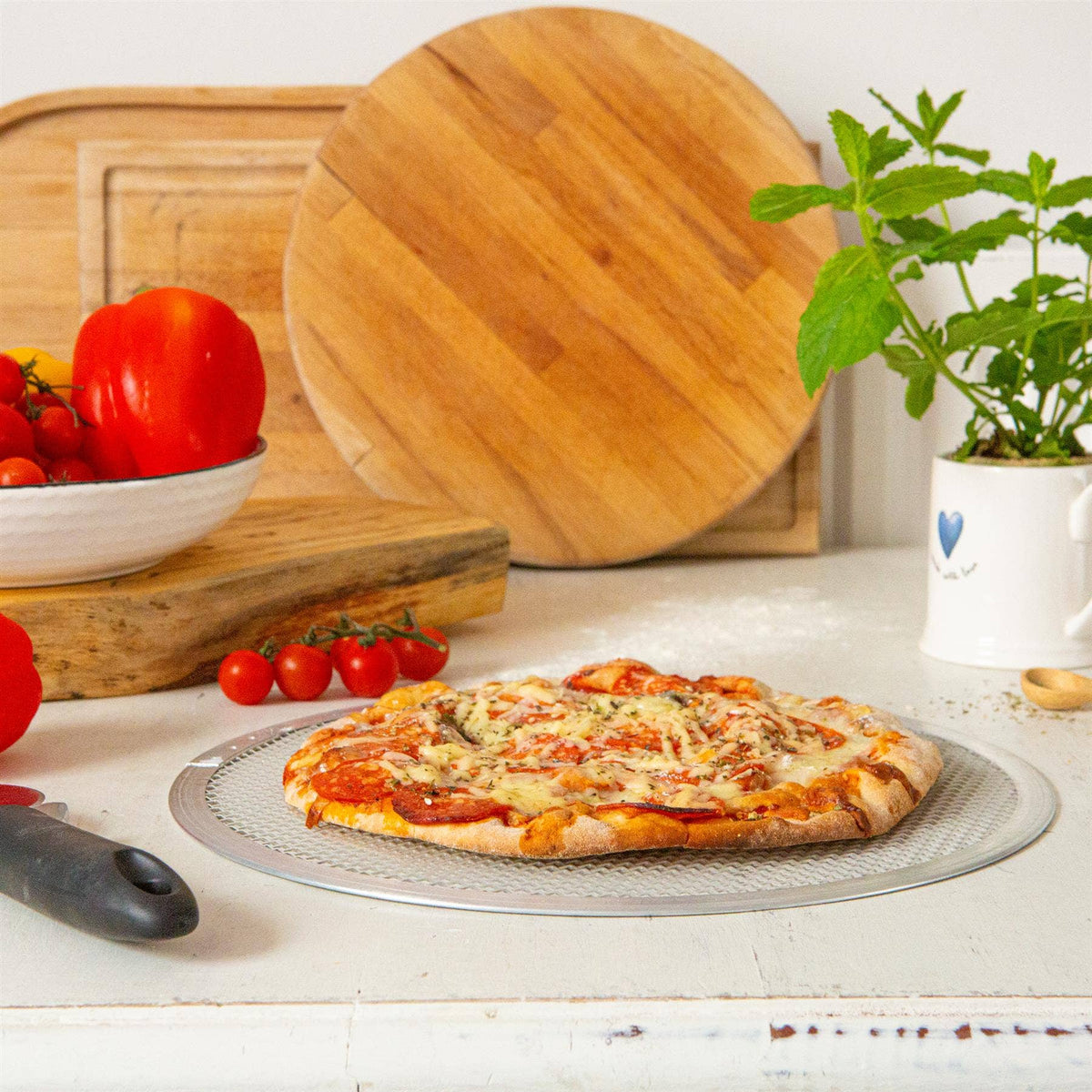 Aluminium Pizza Screen - 12"