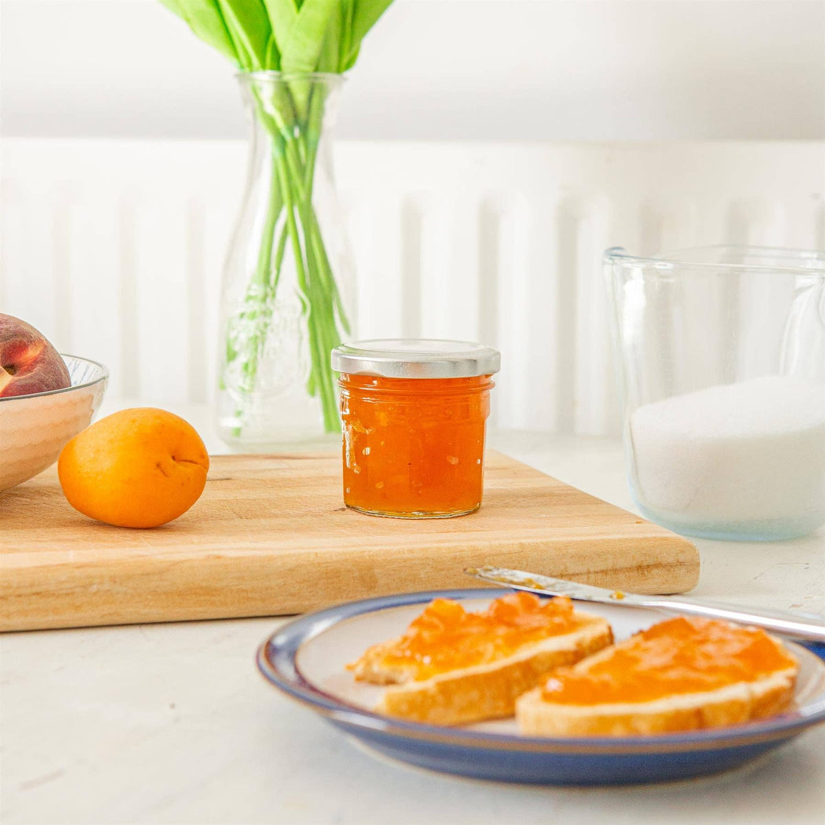 110ml Glass Jam Jar with Lid - By Argon Tableware