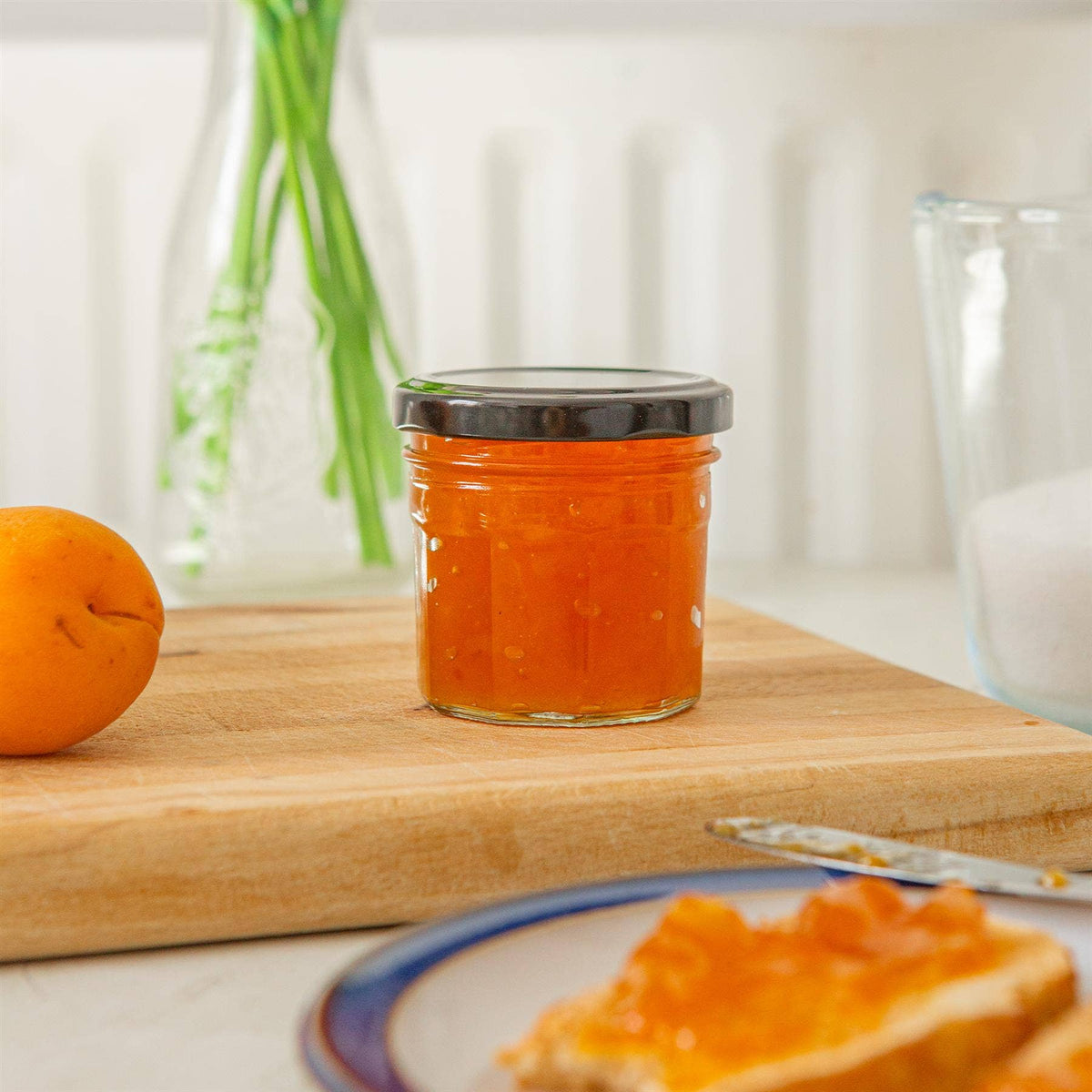 110ml Glass Jam Jar with Lid - By Argon Tableware