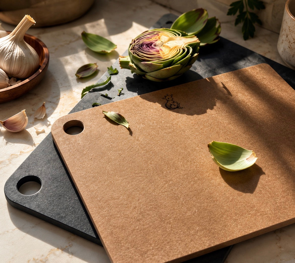Floaty Goat wood fibre chopping & serving boards ♻️