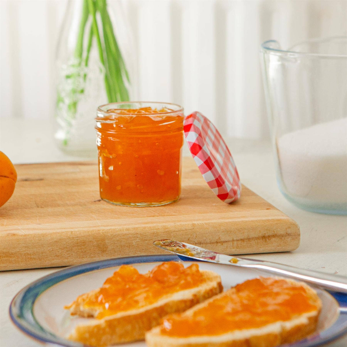 110ml Glass Jam Jar with Lid - By Argon Tableware