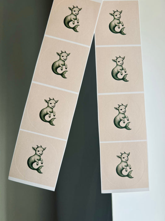 Floaty Sea Goat Stickers 🐐🧜‍♀️