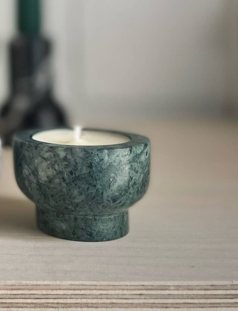 Marble Tealight Candle Holders by Aaron Probyn