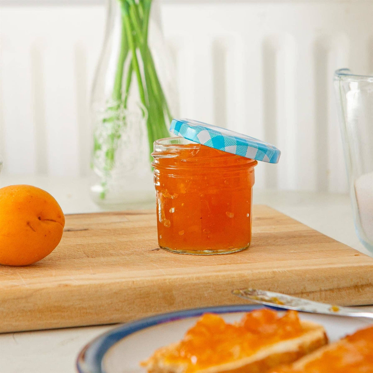 110ml Glass Jam Jar with Lid - By Argon Tableware