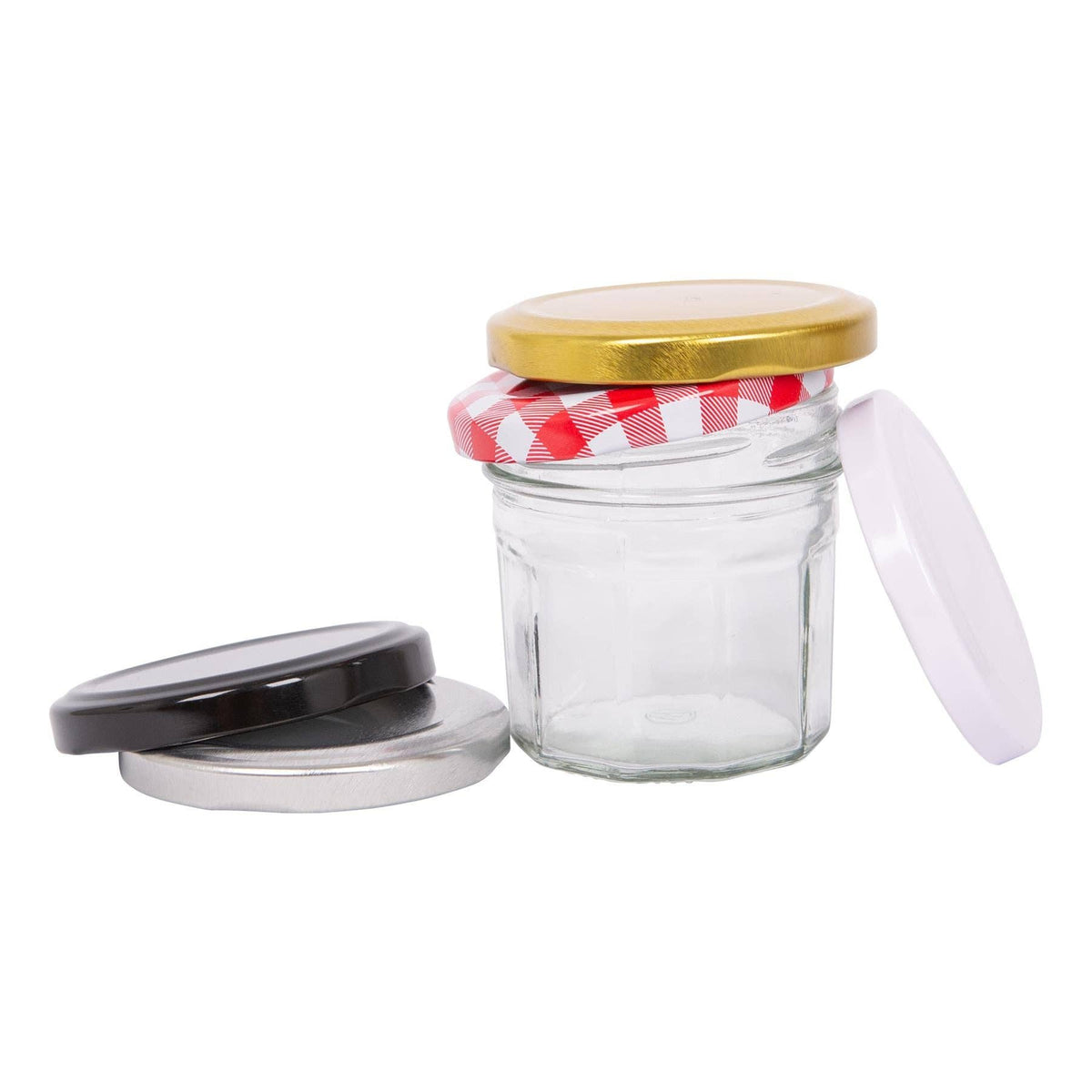 110ml Glass Jam Jar with Lid - By Argon Tableware