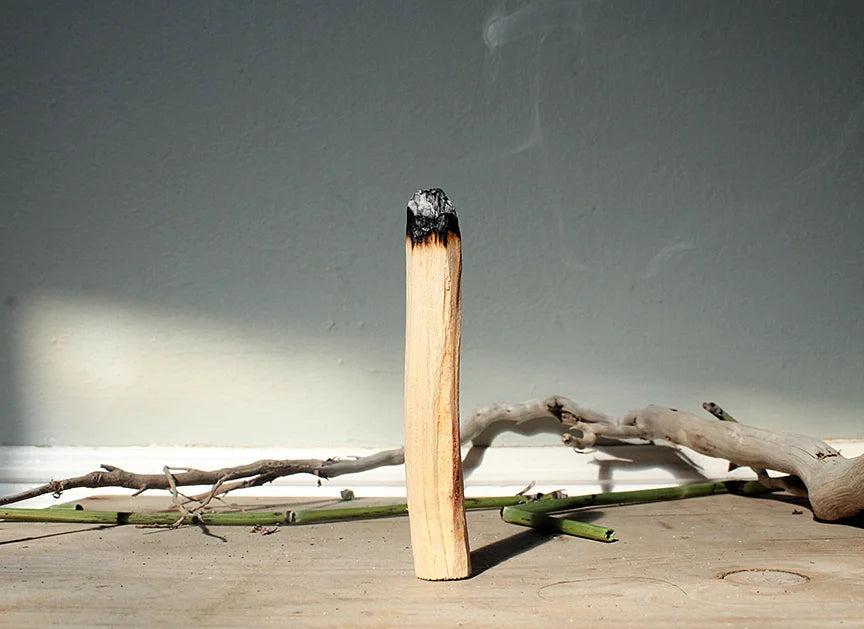 3 Piece Feng Shui BUNDLE gift set ~ includes Pao Santo, Japanese incense + UK made dual incense holder