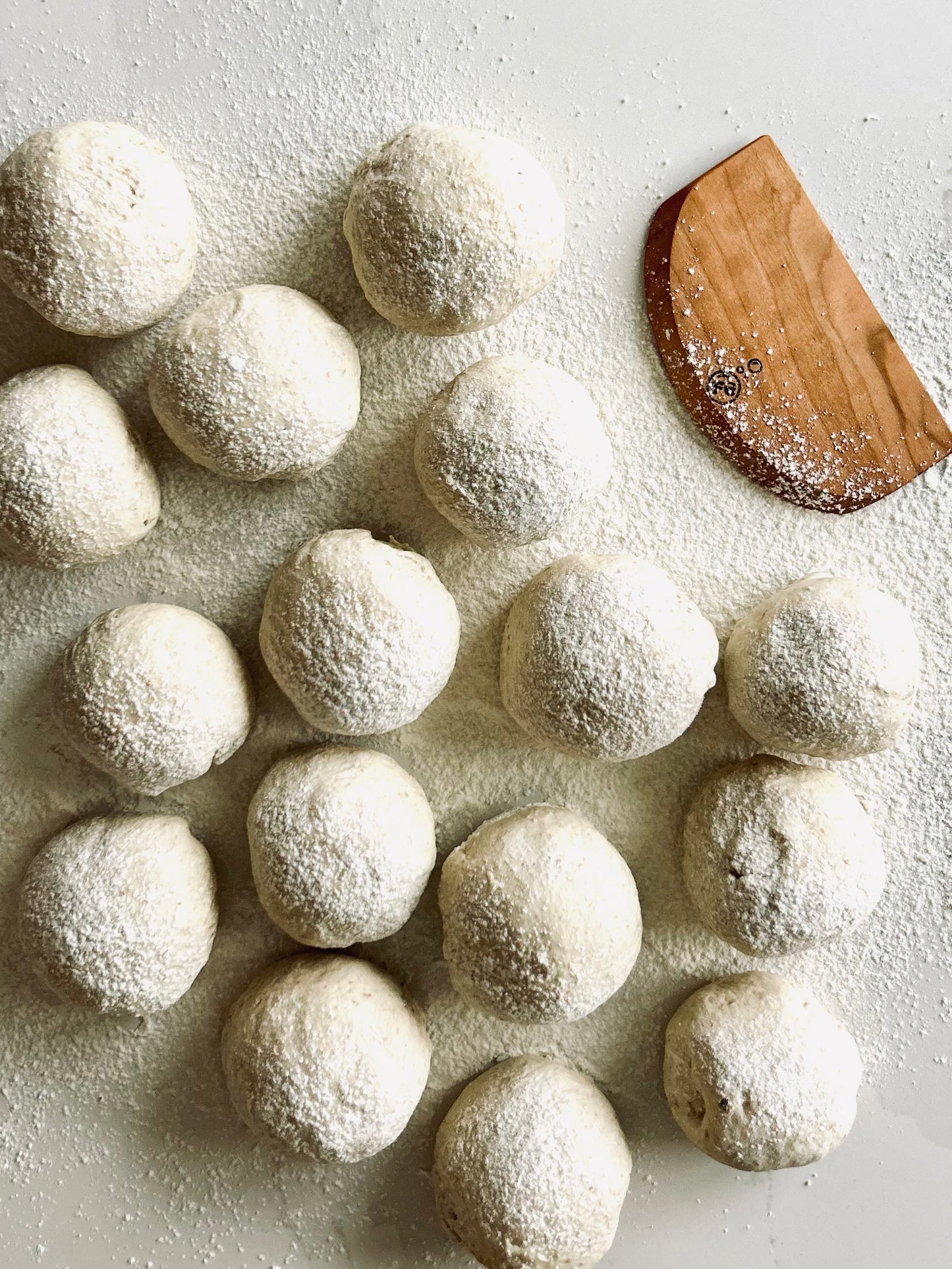 Handmade Bowl & Bench Scraper / Dough Chopper - Sourdough Tools - Made in England