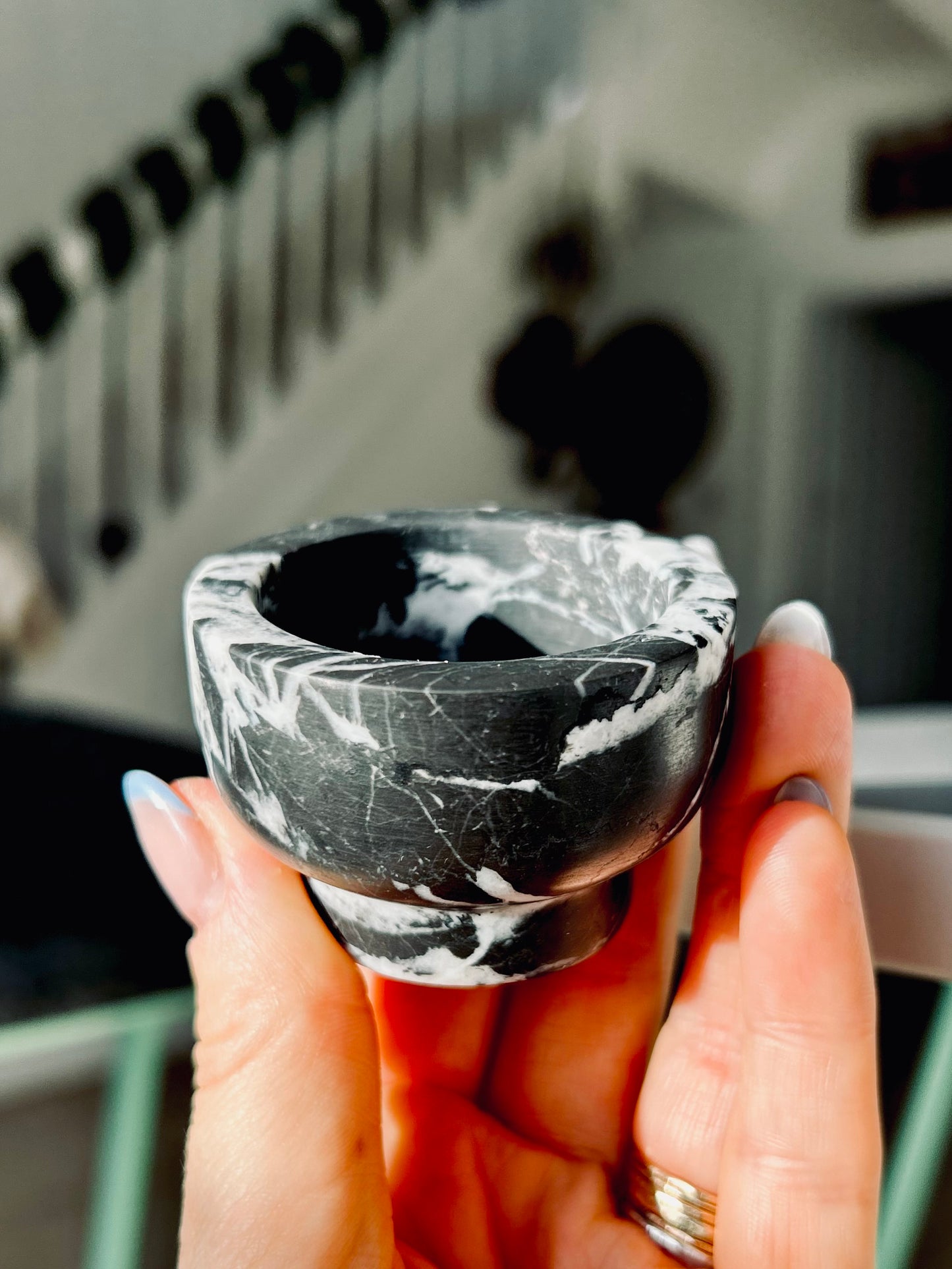 Marble Tealight Candle Holders by Aaron Probyn