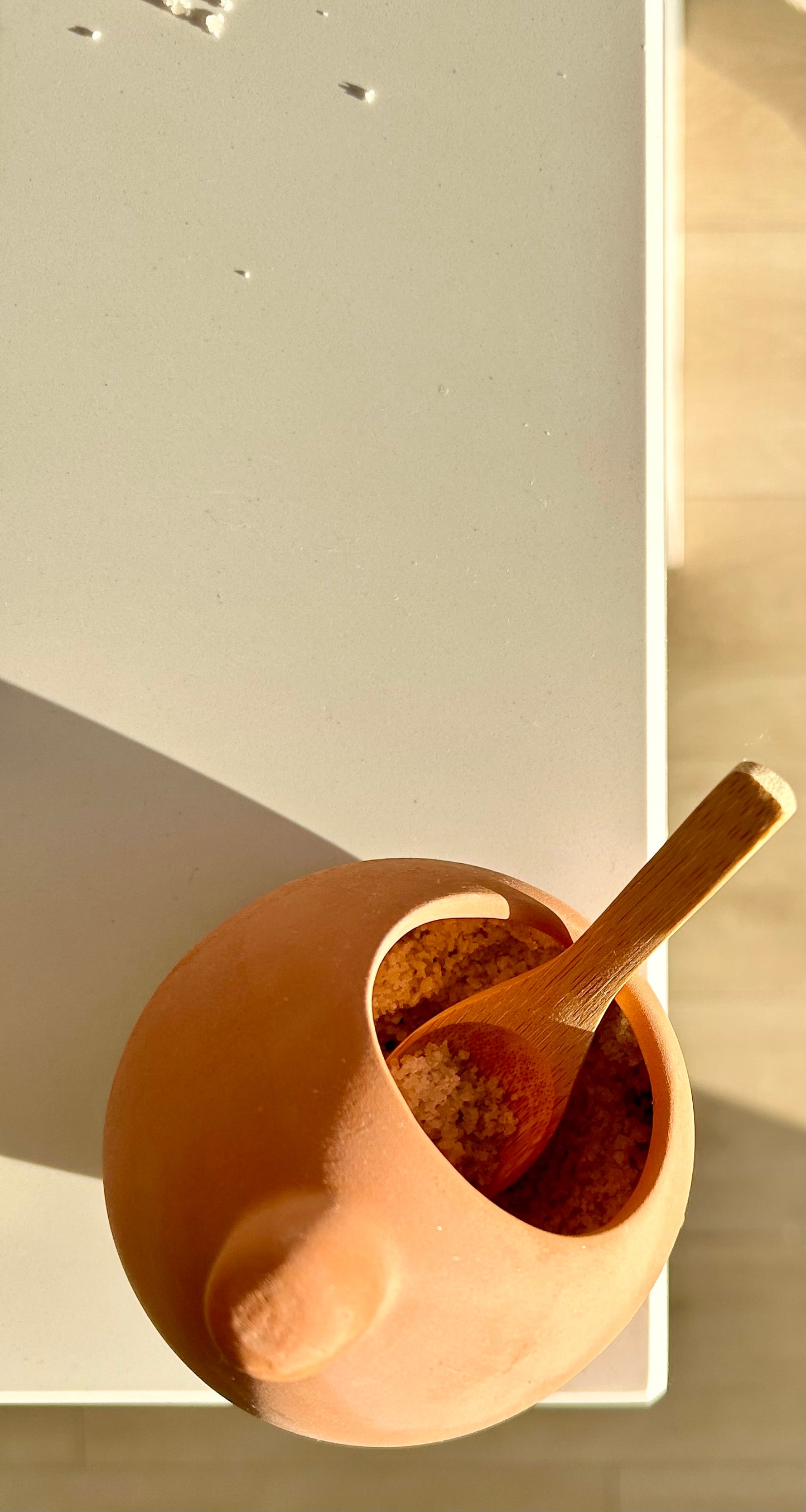 Terracotta Vessel / Salt Cellar / Palo Santo Holder