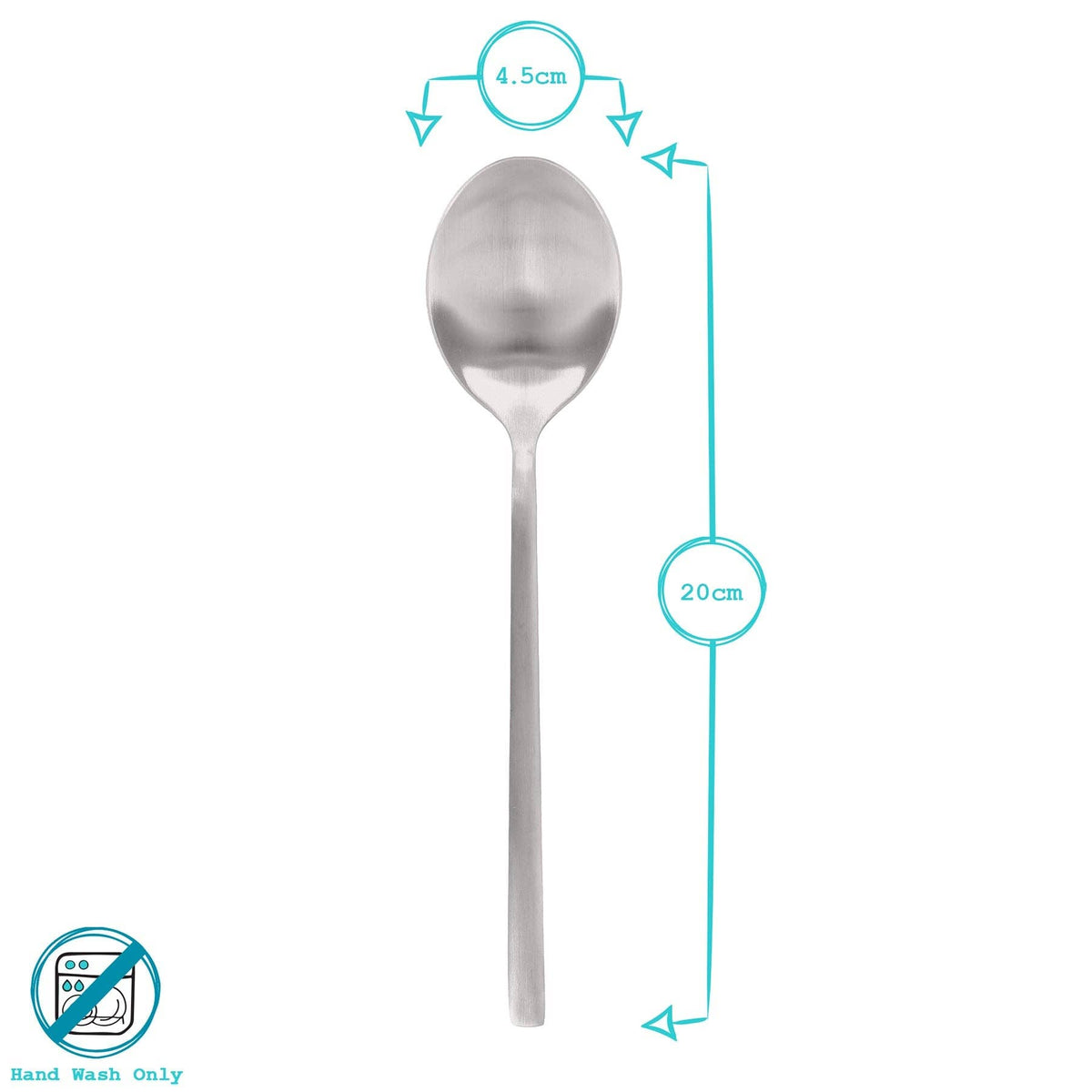 Stainless Steel Dessert Spoon - 30cm