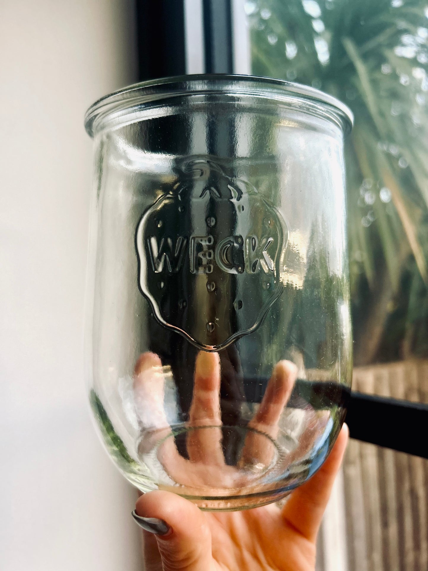 WECK Tulip Jar - Starter & Food Storage Mold Jar with Glass Lid ~ 1050 ml / 35.5 oz