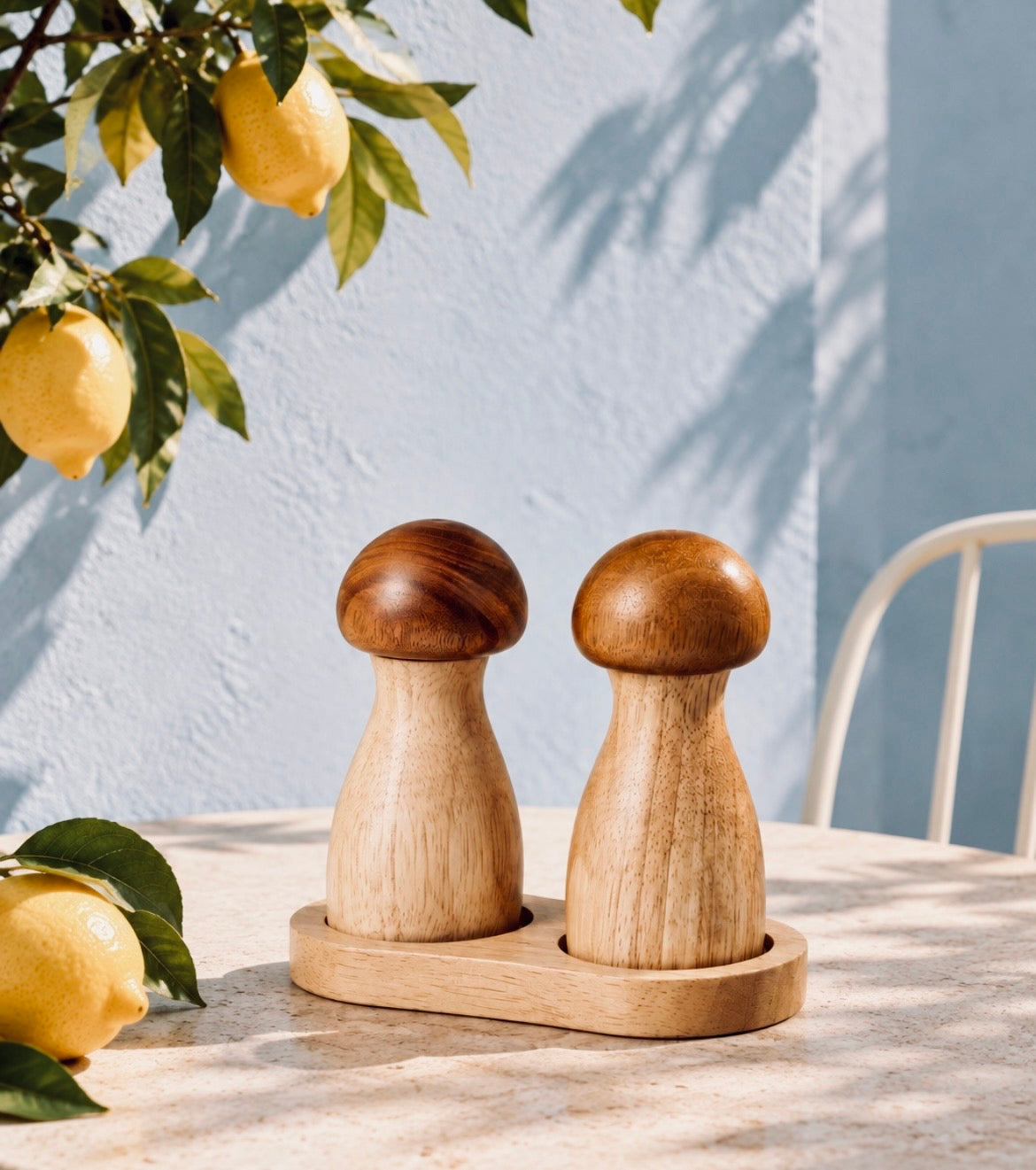 Mushroom Salt & Pepper Mill Set