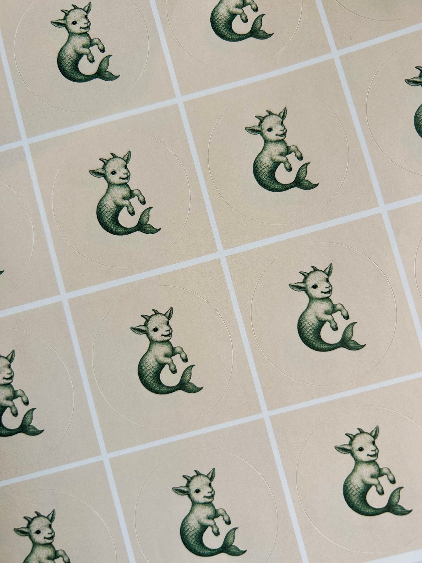 Floaty Sea Goat Stickers 🐐🧜‍♀️