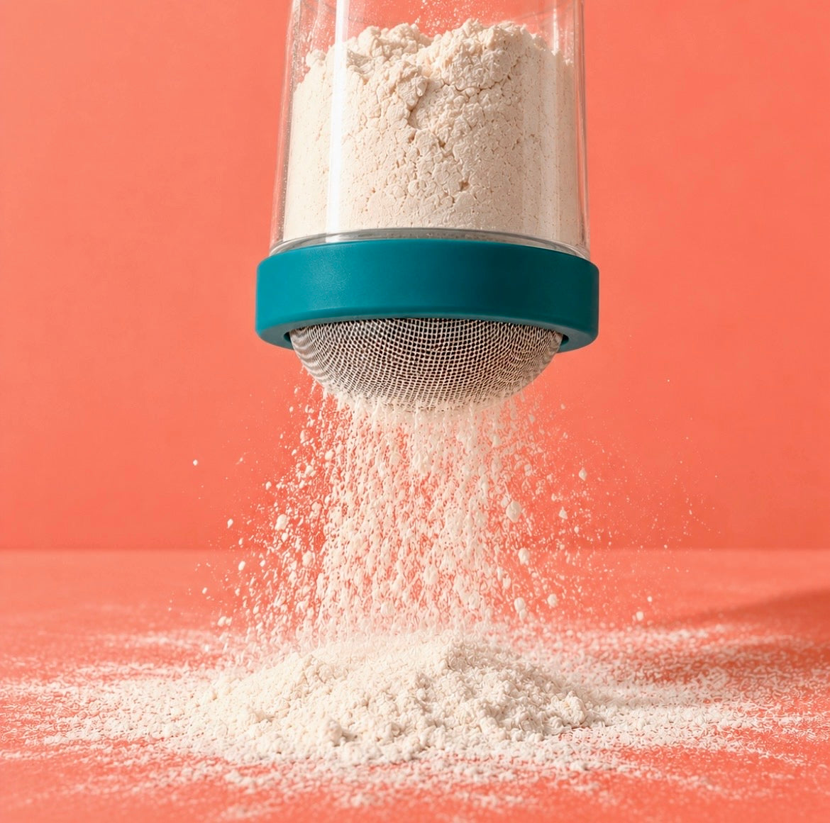 Flour & Sugar Shaker with Stainless Steel Mesh