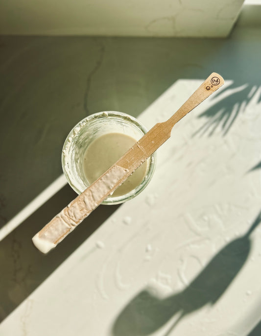 Handmade Sourdough Spurtle Spatula - handcrafted wooden mixer & scraper - made in Yorkshire!