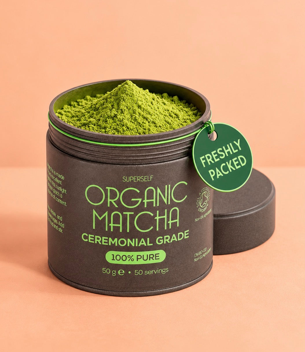 Organic Ceremonial Grade Matcha Tea Powder - 50g gift tin