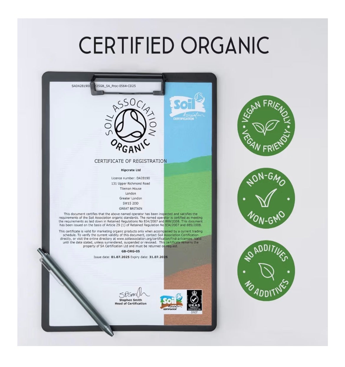 Organic Ceremonial Grade Matcha Powder - 50g - made in the UK