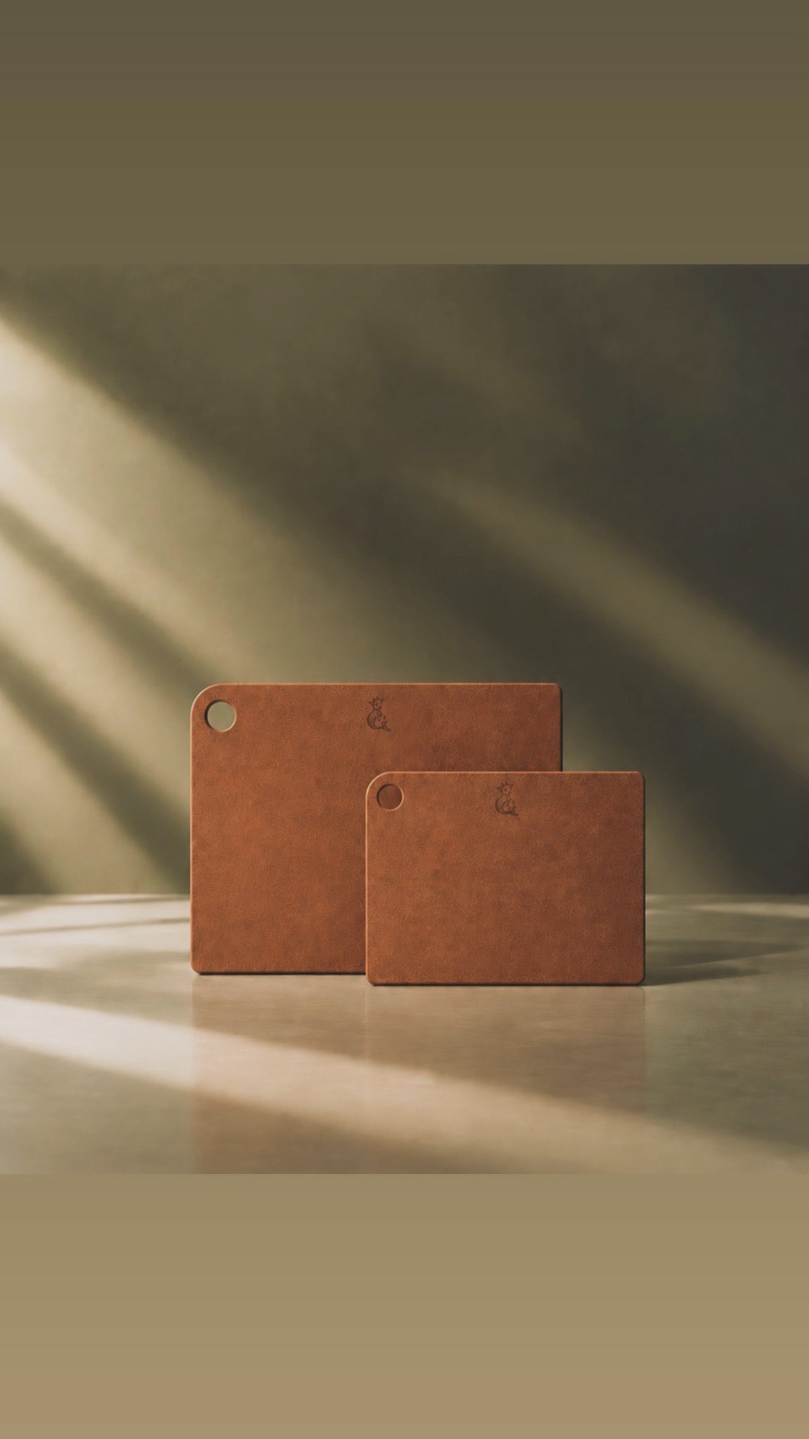 Floaty Goat wood fibre chopping & serving boards ♻️