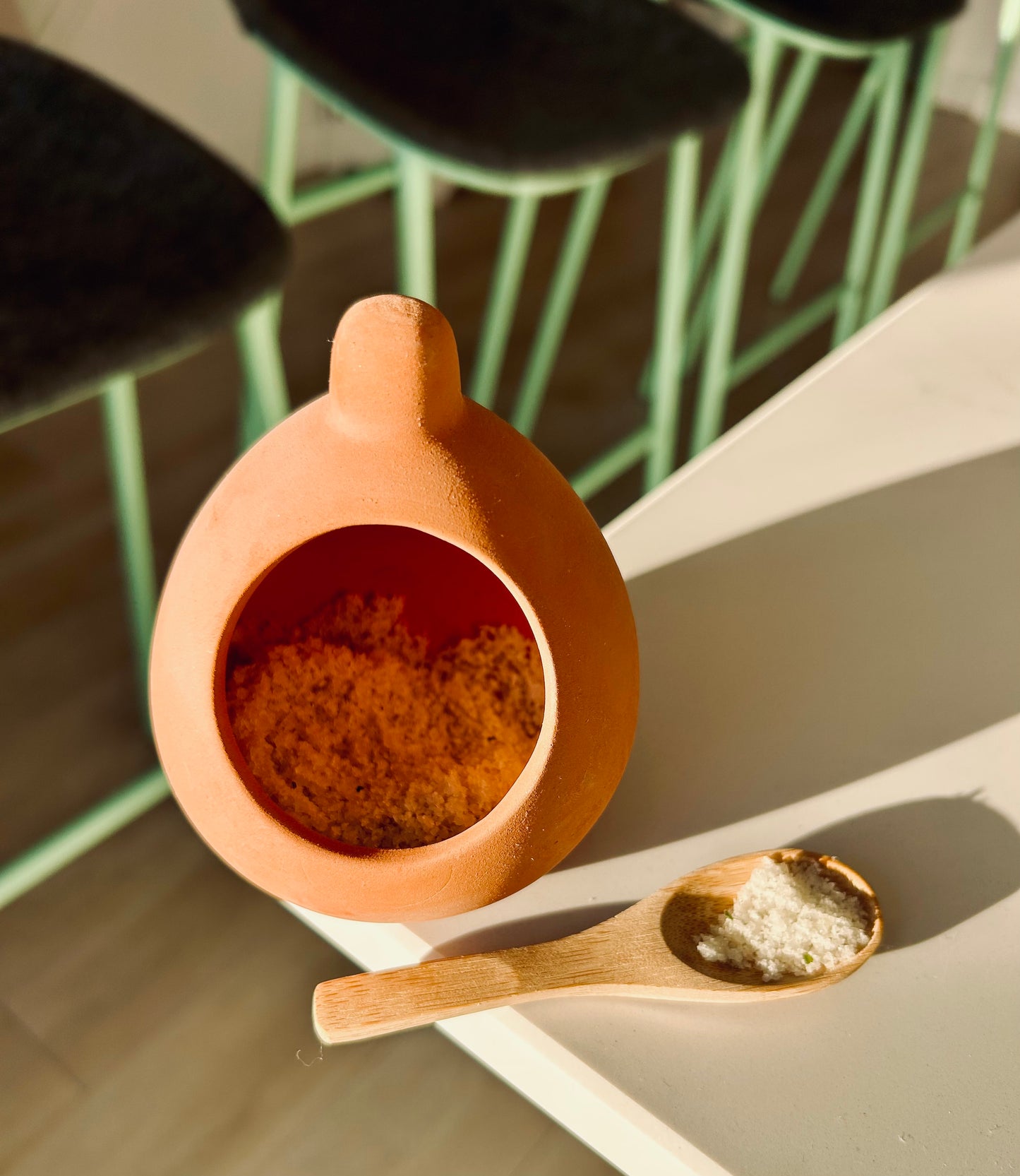 Terracotta Vessel / Salt Cellar / Palo Santo Holder