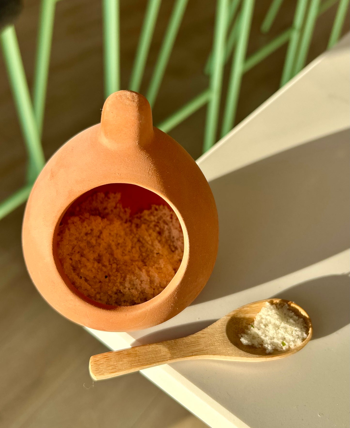 Terracotta Vessel / Salt Cellar / Palo Santo Holder