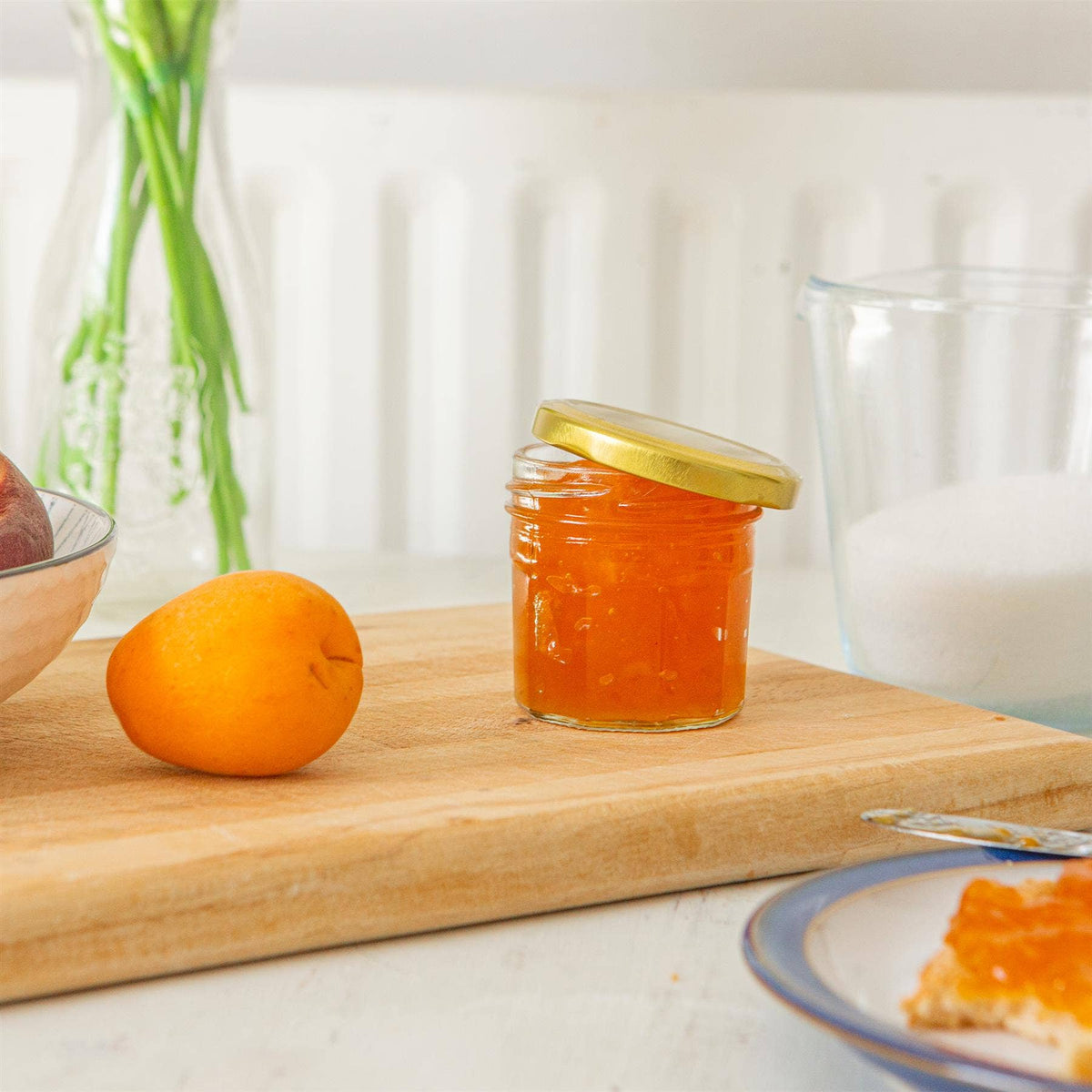 110ml Glass Jam Jar with Lid - By Argon Tableware