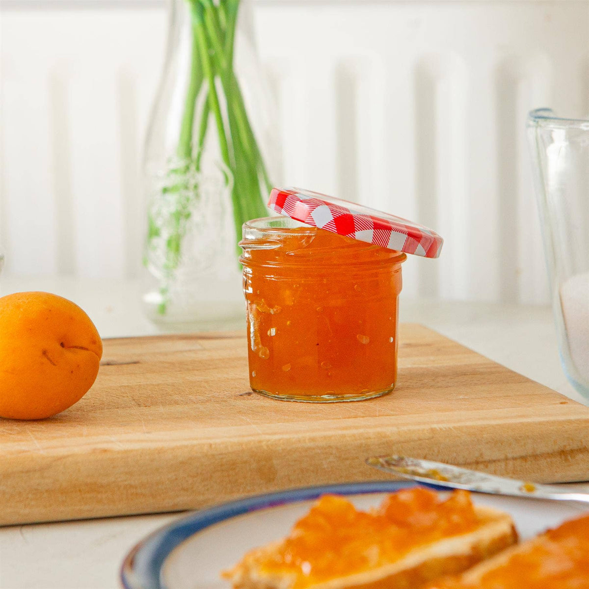 110ml Glass Jam Jar with Lid - By Argon Tableware