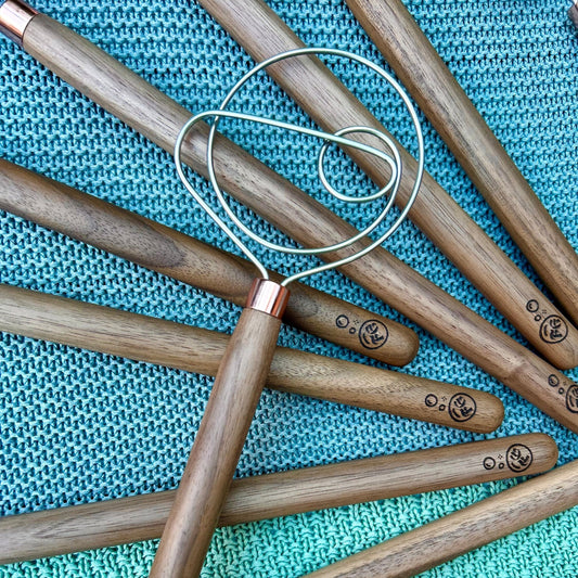 Handmade Danish Dough Whisk / Hook - Sourdough Bread Mixer - Sustainably Crafted & Made in Yorkshire, UK